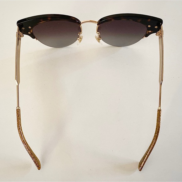 💯Authentic Gucci Sylvie Havana Cat Eye Sunglasses GG0283S - Picture 14 of 15